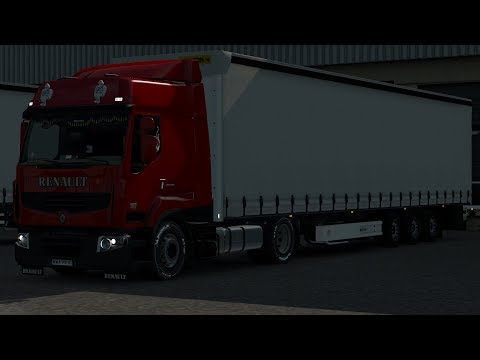 Euro Truck Simulator 2 Warszawa → Sopot | Renault Premium 450DXi Lowdeck | Logitech G29