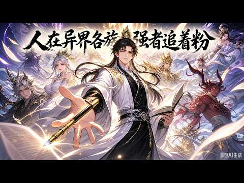 🔥Multisub |《人在异界各族强者追着粉》全集💨现实扑街写手意外穿越修仙世界，觉醒逆天大道网文系统！#漫剧 #穿越