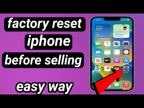 How to erase iphone before selling -factory reset /restore your iphone