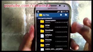 Samsung Galaxy S4 : How to open Bluethoot received files (Android Kitkat)