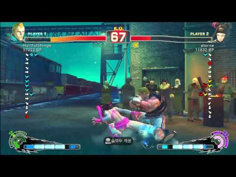 SSF4 Rank Match  HurtfulShingo (AB)  vs  atorne (JR)