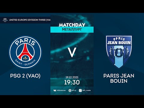 AFL21. United Europe. Division Three. Day 19. PSG-2 (VAO) - Paris Jean Bouin