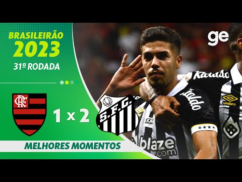 Gols e lances de Flamengo x Santos