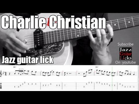 Charlie Christian Solo Guitar Transcription & Backing Track | Bennys' buggle