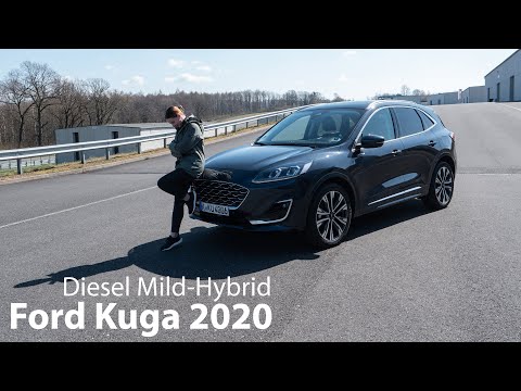 2020 Ford Kuga 2.0l EcoBlue Hybrid Test / Die neue zarte Seite des Kompakt-SUV - Autophorie