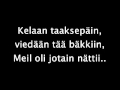 Jontte Valosaari ft. Mikael Gabriel - Kiinni Jäit (lyrics ...