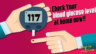 How to check your blood sugar (glucose) level at home | How to test blood sugar | Diabetes home test