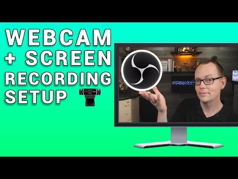 How to Record a WEBCAM and SCREEN at the same time with OBS