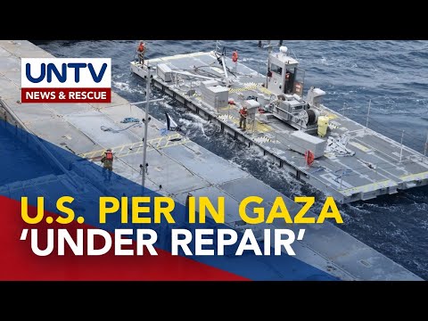 US military pier for humanitarian activity temporarily removed from Gaza’s coast