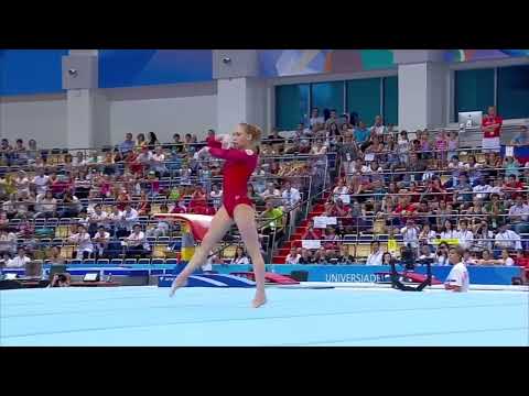 🥇 Ksenia Afanasyeva 🇷🇺 FX EF 14.350 2013 Universiade