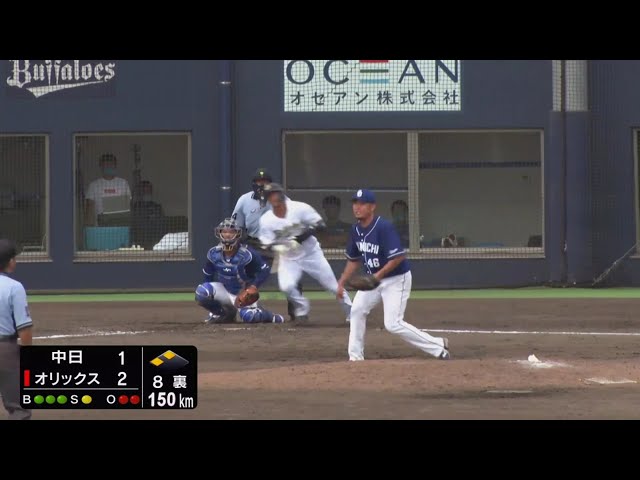 【ファーム】バファローズ・白崎 追加点となる2点タイムリー2ベース!! 2020/8/27 B-D(ファーム)