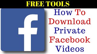 How To Download Private Facebook Videos #trending #videos