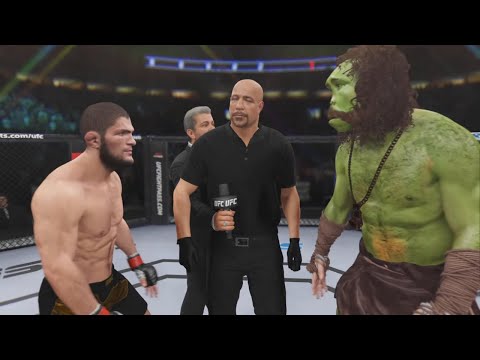 Khabib vs. Swamp Bigfoot - EA Sports UFC 4 - Eagle Fights 🦅