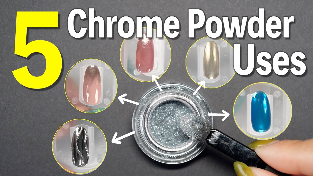 5 Ways to Use Chrome Powder for Nails【ASKA NAILS】
