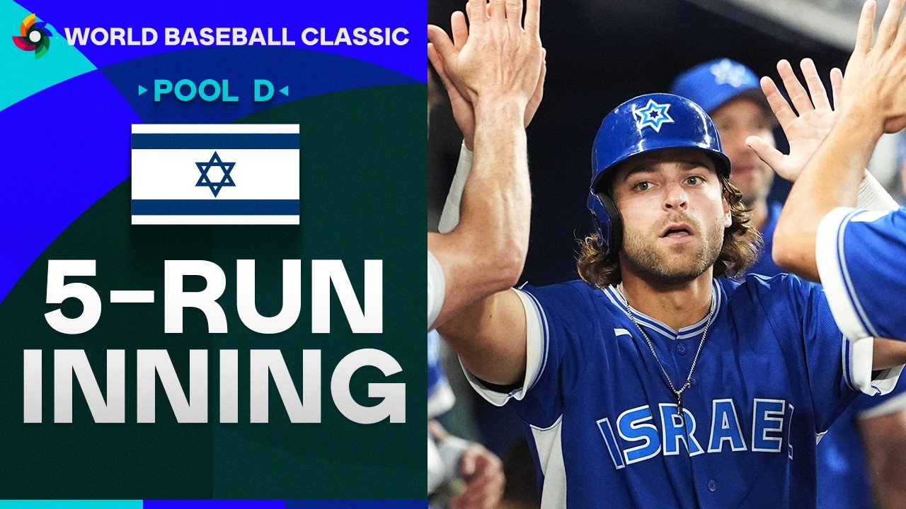 Team Israel RALLIES to TAKE THE LEAD with a 5-run inning!