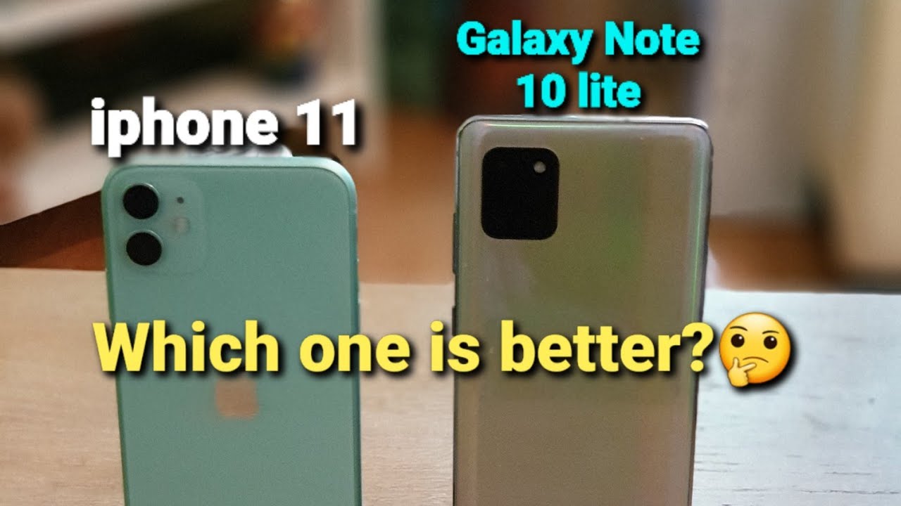 iPhone 11 vs Galaxy Note 10 lite specs comparison (Which one is better?🤔)