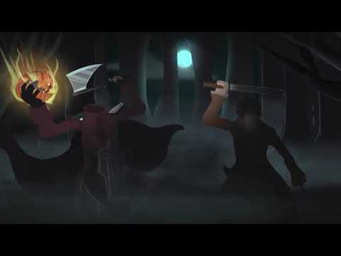 Animated sequence used in William Allen Jones' new musical "THE LEGEND OF SLEEPY HOLLOW"