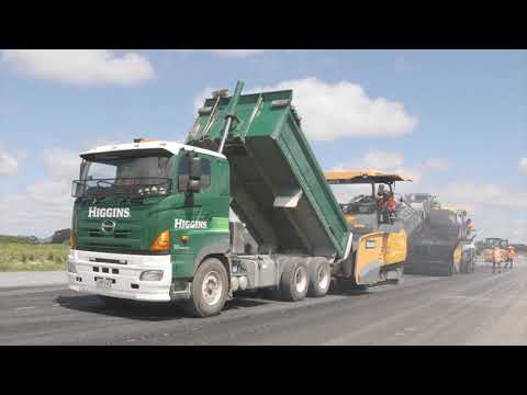 Hamilton section: chip sealing and asphalt from Kay Road to Lake Road – December 2020