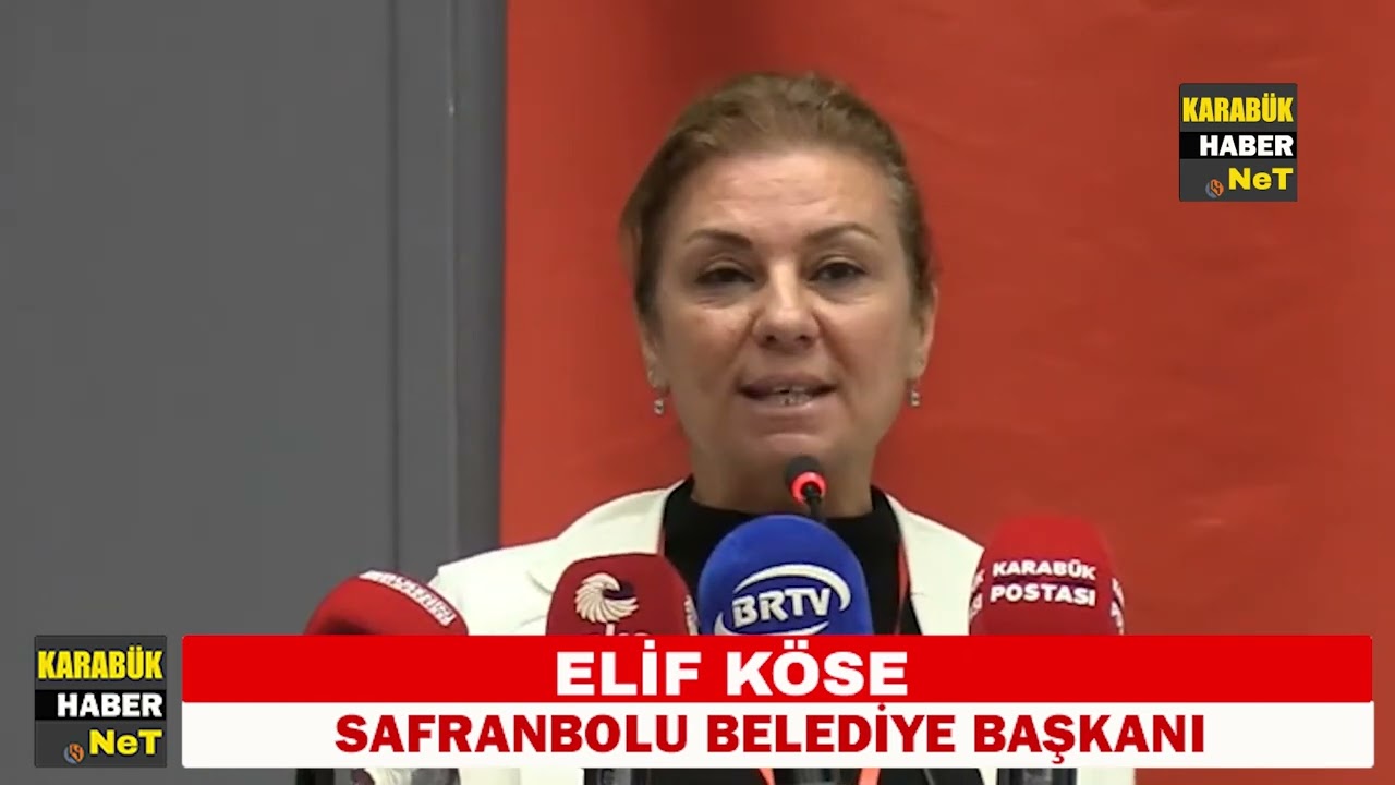 SAFRANBOLU BELEDİYE BAŞKANI ELİF KÖSE 'NİN CHP KARABÜK İL KONGRESİNDE YAPTIĞI KONUŞMA