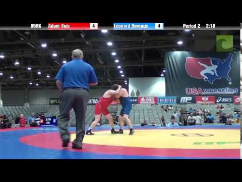 D Division 85KG - Adam Ruiz vs. Leonard Bumpus