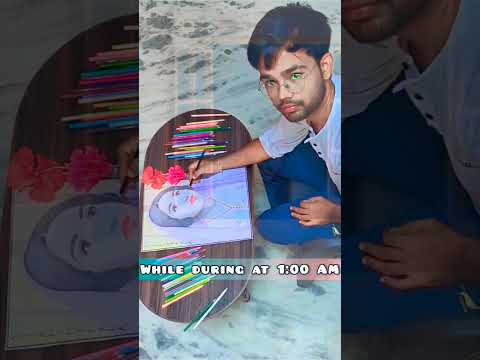 While Drawing at 1:00 AM  #art #painting #sketch #creativity #drawing #ideas #artforbiginers #3dart