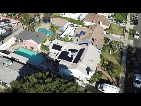 Installation of 22 Solar Panels in North Hollywood, CA