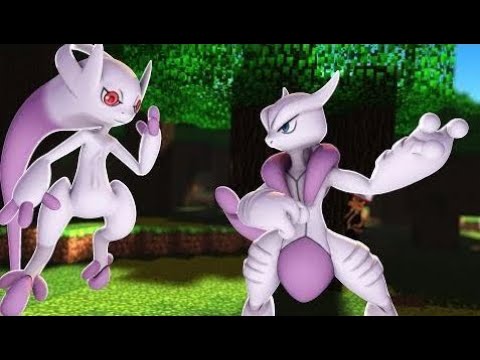 Minecraft Pixelmon Dark, Mewtwo X VS Mega Mewtwo Y! Pokemon
