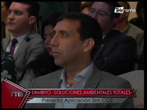 Sambito -Soluciones Ambientales Totales- presentó aplicación Sim CO2