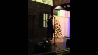 Amelia Lowe sings Hangin&#39; Round the Mistletoe