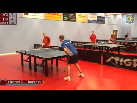 Jacob Reuther - Michael Spicker Jensen, bordtennis serie 1