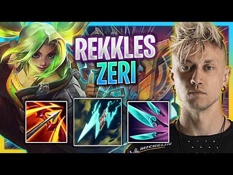 REKKLES IS A GOD WITH ZERI! | FNC Rekkles Plays Zeri ADC vs Draven!  Season 2023