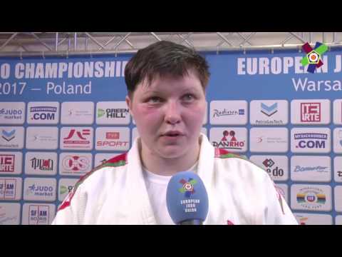 #JudoWarsaw2017: Interview with Maryna SLUTSKAYA (BLR) +78kg