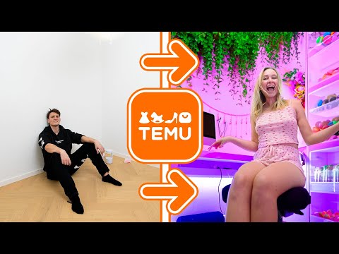 Bygger Værelse KUN Med TEMU ting