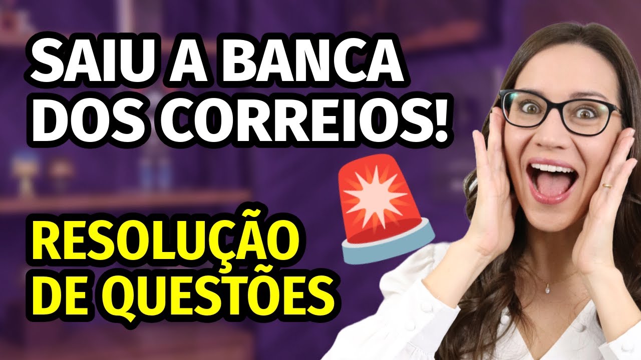 😱 IBFC é a banca dos CORREIOS! 😱 PERFIL DA BANCA + RESOLUÇÃO de QUESTÕES para começar AGORA MESMO!
