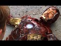 Hulk Saves Iron Man Final Battle Scene The Avengers 2012 Movie Clip HD