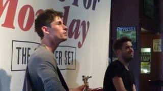 The Summer Set- All My Friends (Acoustic in Boston)