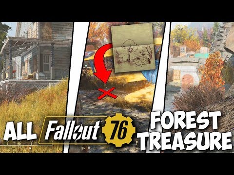 Fallout 76 - All Forest Treasure Map Locations (#1, #2, #3, #4, #5, #6, #7, #8, #9, #10)