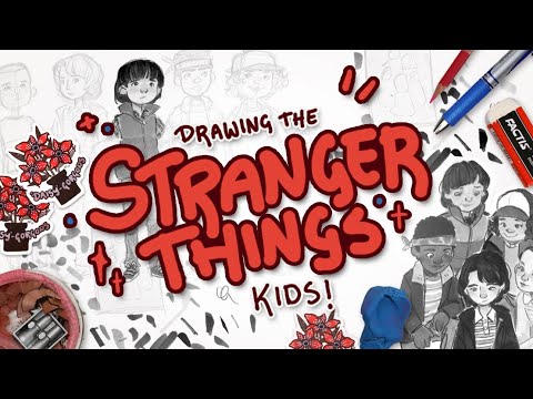 DRAWING WITH JOY!? | Filling a Spread in My Sketchbook and talking about loving Stranger Things