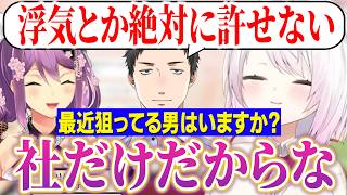 浮気許せない派のやしきずに配慮するしぃしぃ/あらゆる回答でりつきんにやししぃを匂わせまくるしぃしぃ【にじさんじ切り抜き/桜凛月/椎名唯華 】