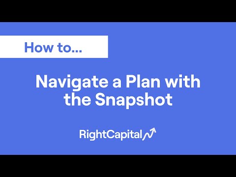 Navigate a Plan with the Snapshot (1:18)