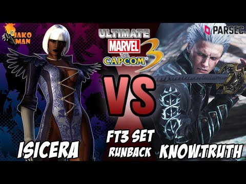 UMVC3 Parsec Mods FT3 Set Runback - Isicera VS KnowTruth (Gloria, DMC5 Vergil, & EX Characters)