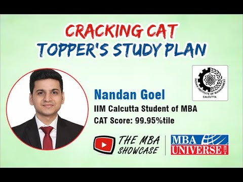 CAT Preparation: Nandan Goel – CAT Topper & IIM Calcutta Student, CAT 99.95 percentile
