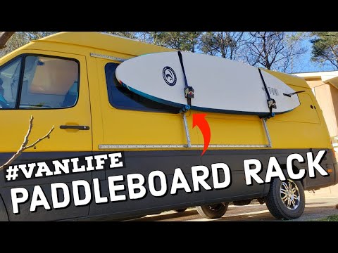 DIY Modular Water Sport Rack 4 #vanlife || SUP Kayak Canoe Surfboard Inflatable Stand Up Paddleboard