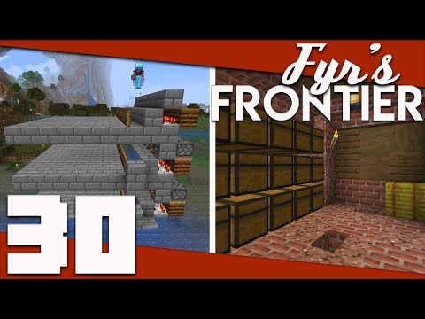 WhiteFyr - Minecraft: Fyr's Frontier - 030 - Very Simple 1.14 Witch Farm | Minecraft 1.14 Singleplayer Survival