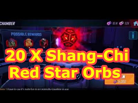 20 X Shang-Chi Red Stars Opening | Ability Overview | Marvel Strike Force - Free to Play