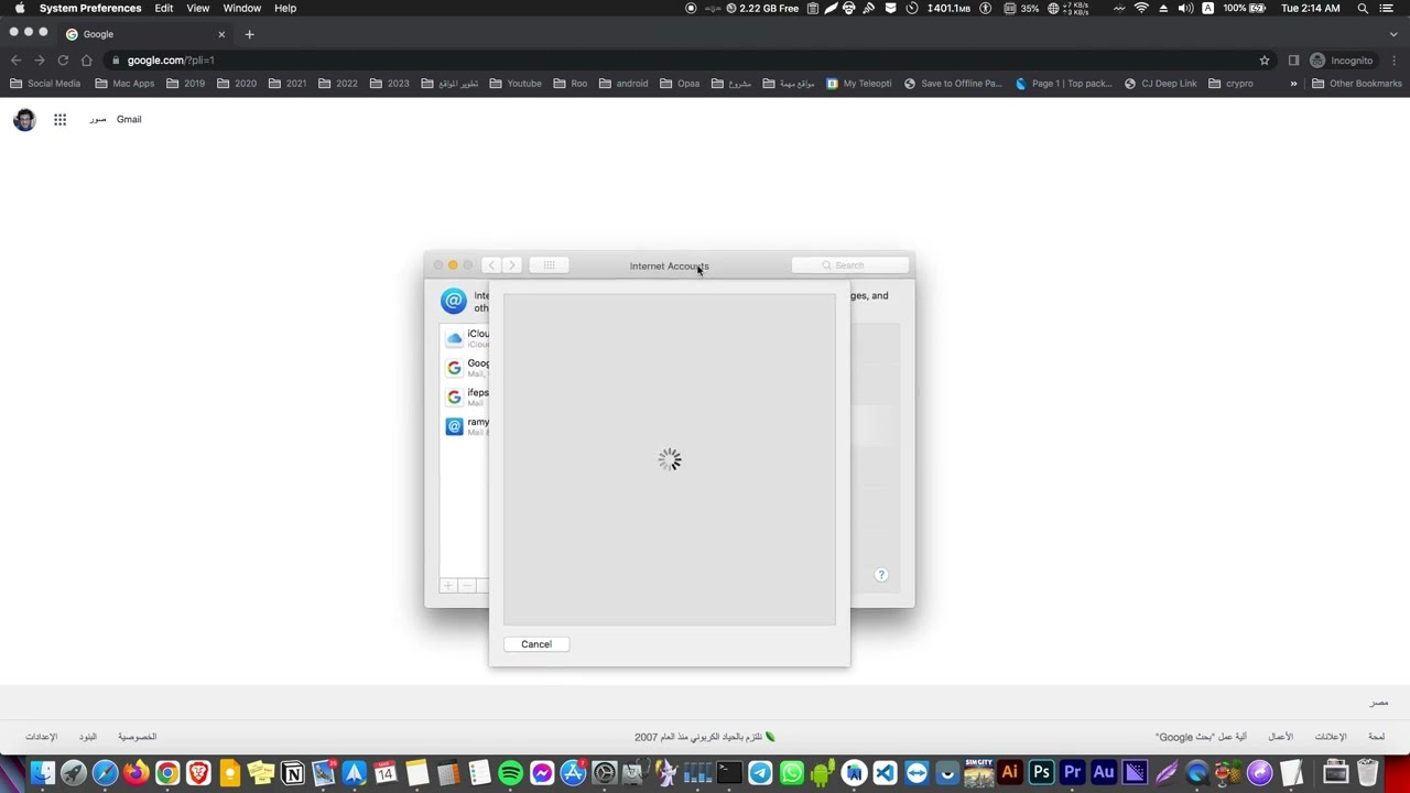 Can't open Apple Mail App | Error 400: invalid_request