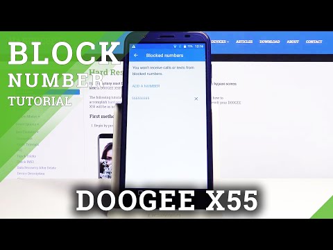 How to Block Number in DOOGEE X55 – Blacklist