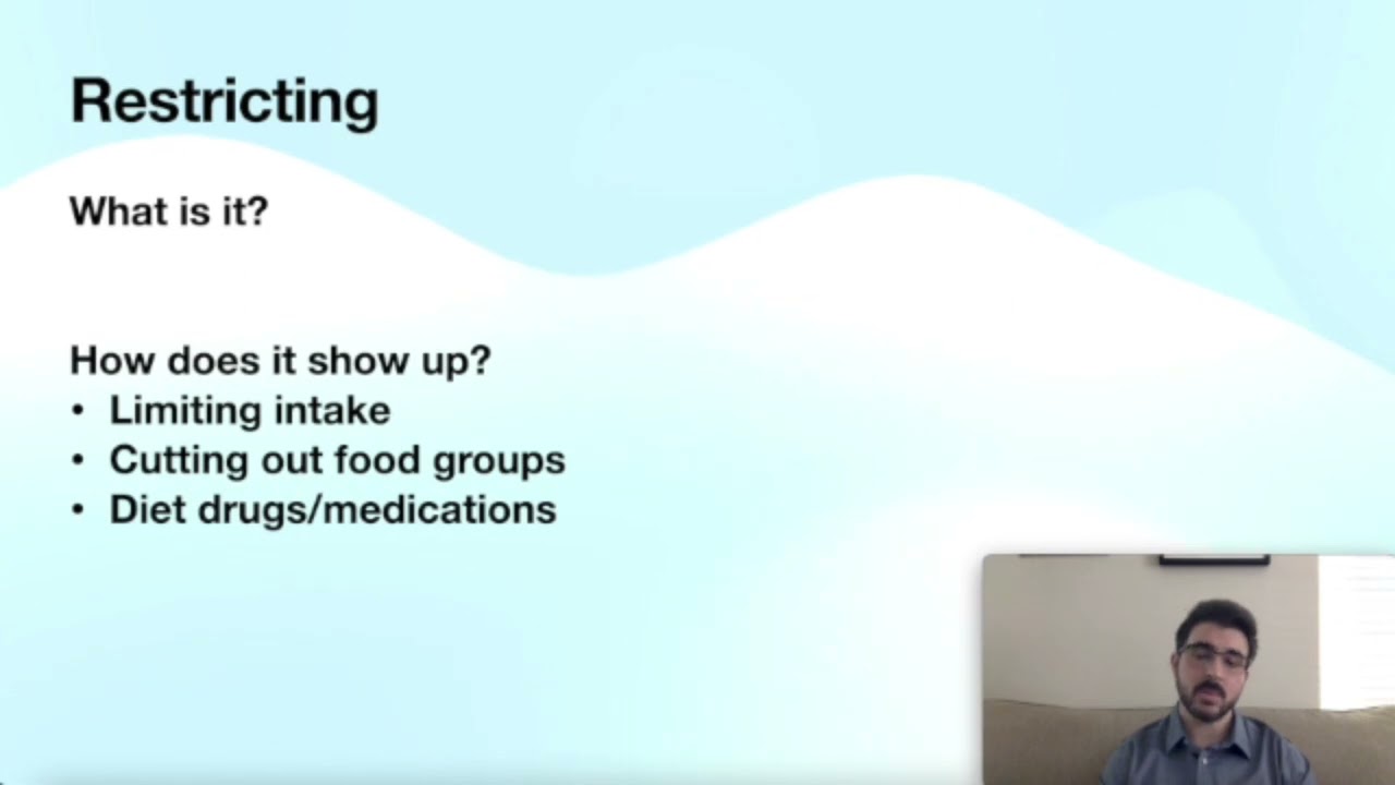 Eating Disorders, Defining Behaviors; With Alex Zoloto