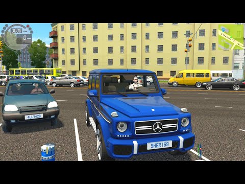 MERCEDES BENZ G65 JEEP | CITY CAR DRIVING SIMULATOR 1.5.9.2 | LOGITECH G29!
