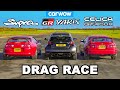Toyota Supra MK4 V GR Yaris V Celica GT Four DRAG RACE